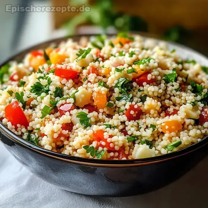 Frischer Couscous-Salat