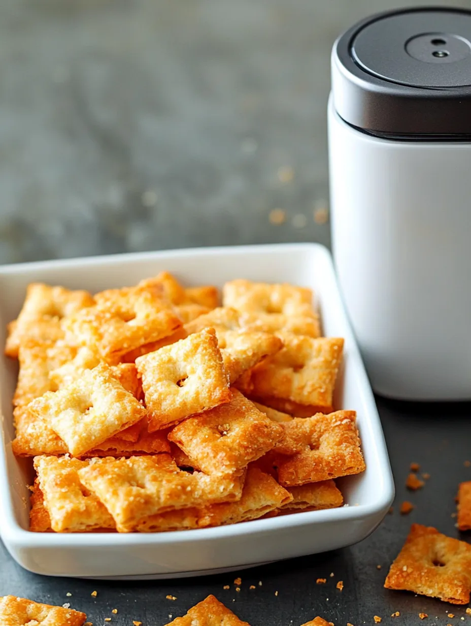 Extra würzige Käsecracker selbstgemacht