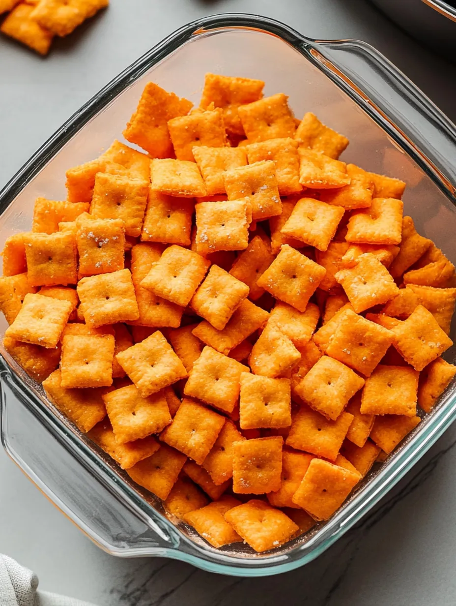 Selbstgebackene Käsesnacks