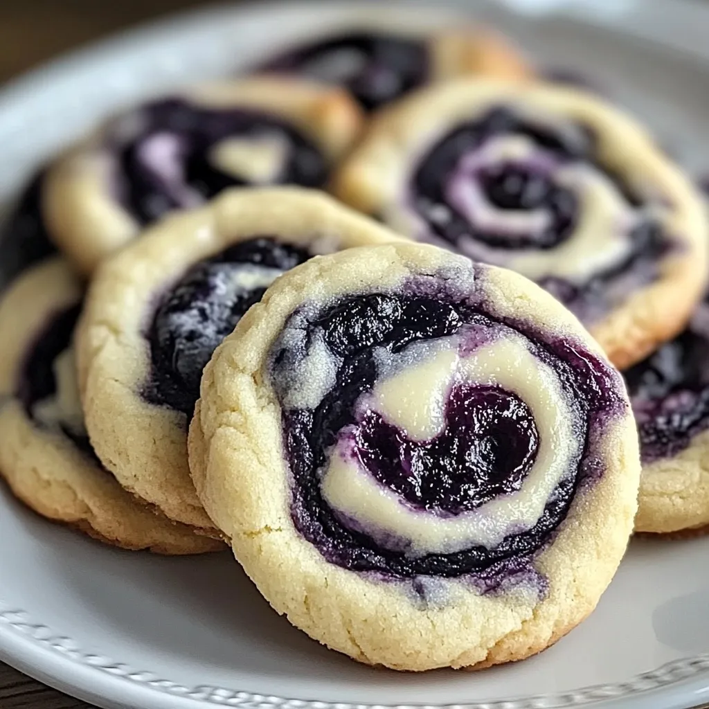 Blaubeerkäse Kekse