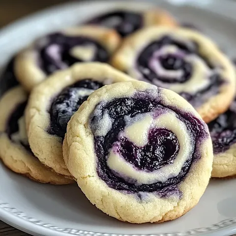 Blaubeerkäse Kekse