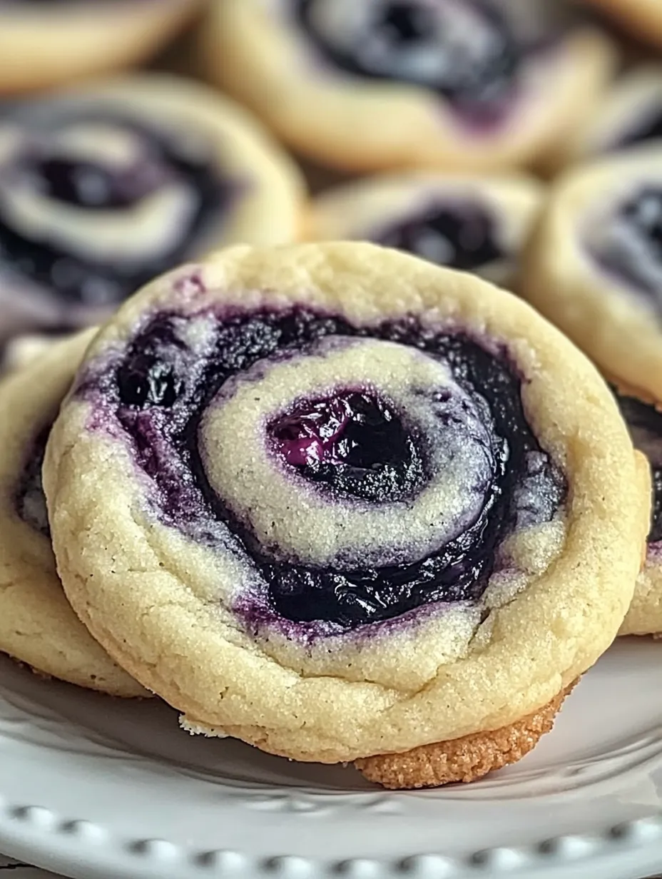 Blaubeer-Käsekuchen-Kekse