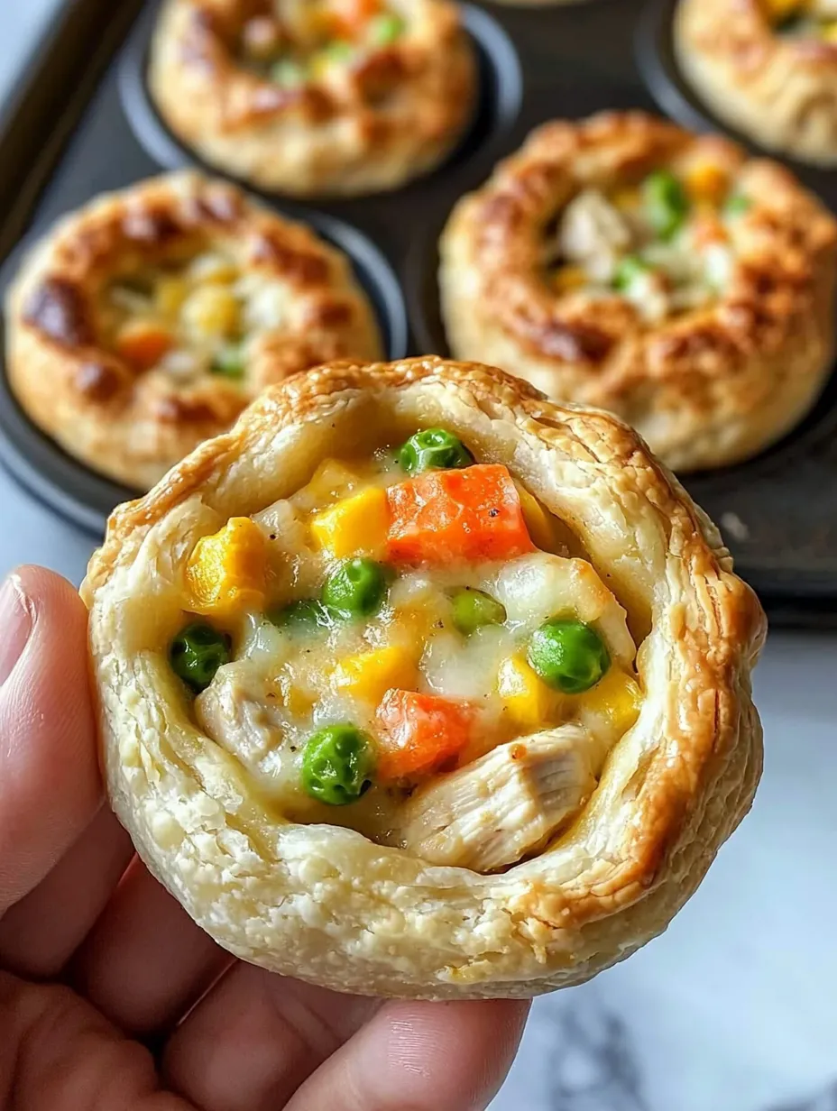 Beste Mini-Hähnchen-Törtchen