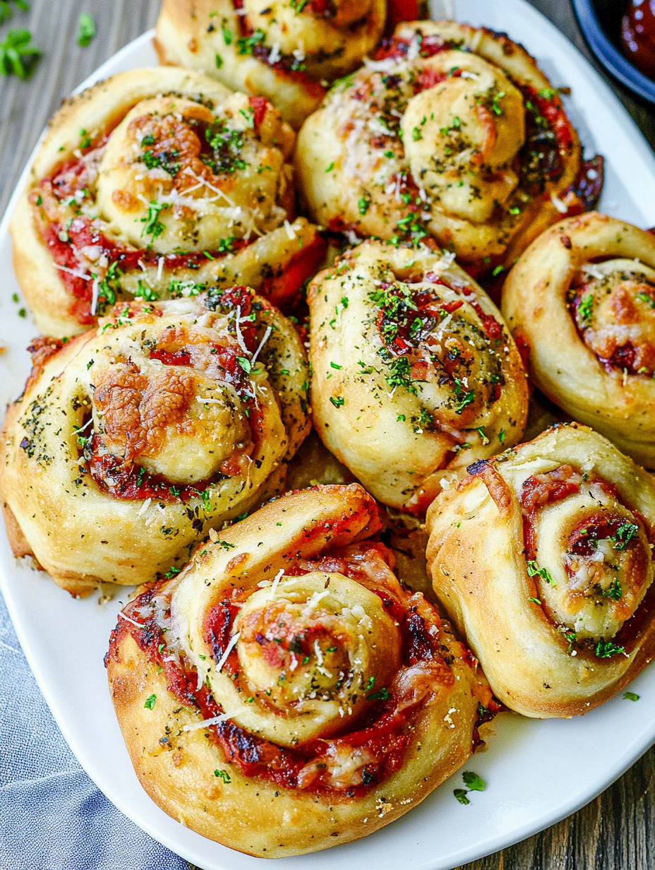 Einfache Pizzaschnecken