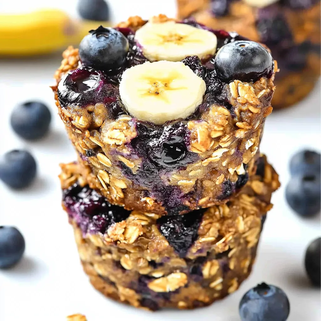 Blaubeer-Bananen-Hafer-Muffins