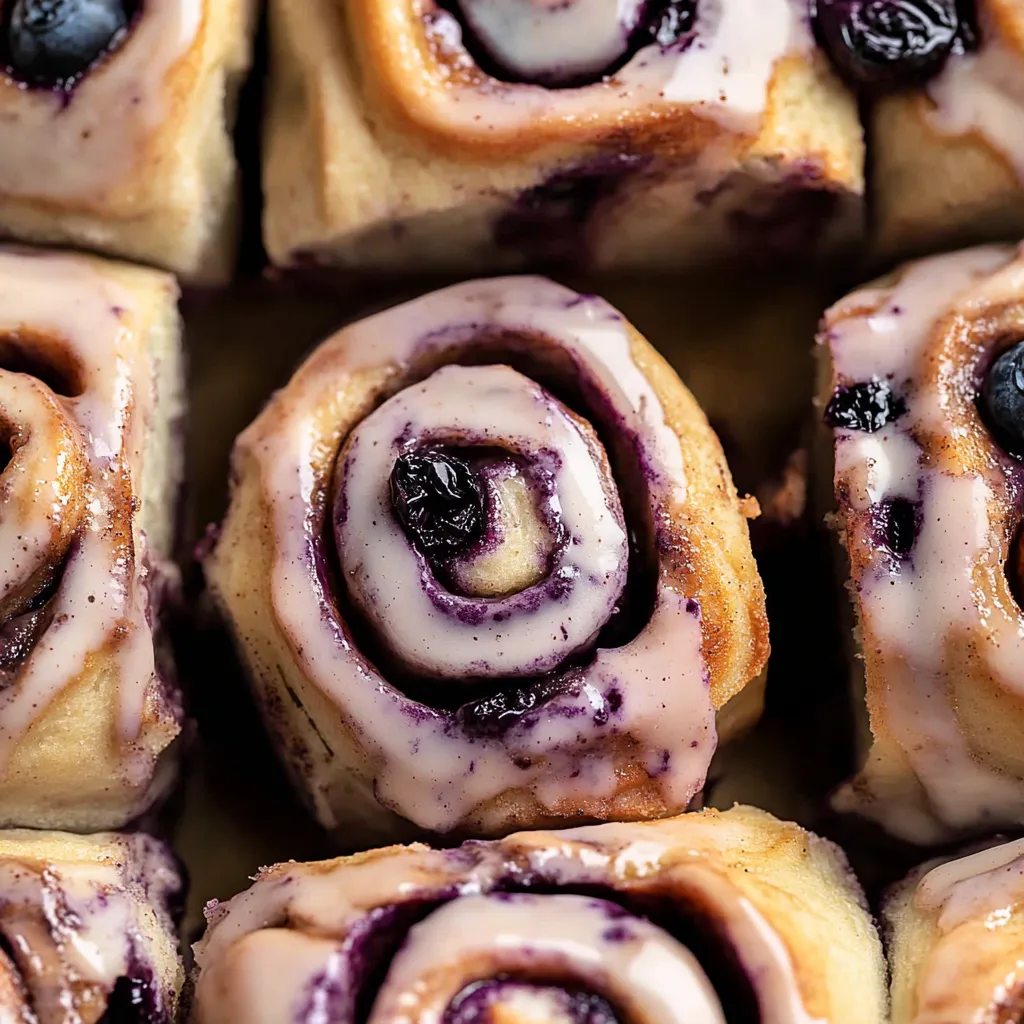 Blaubeer Zimtschnecken