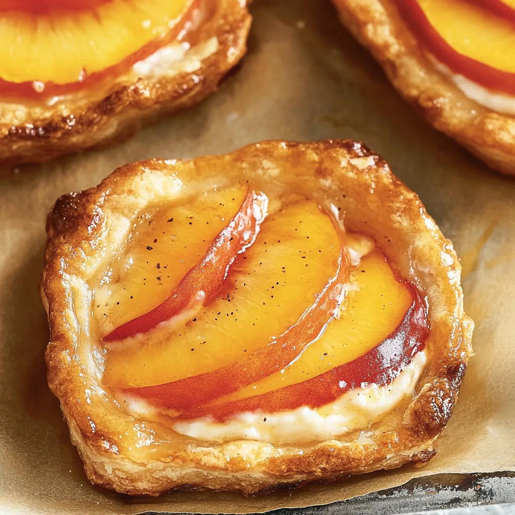 Pfirsich-Käse-Tartletts