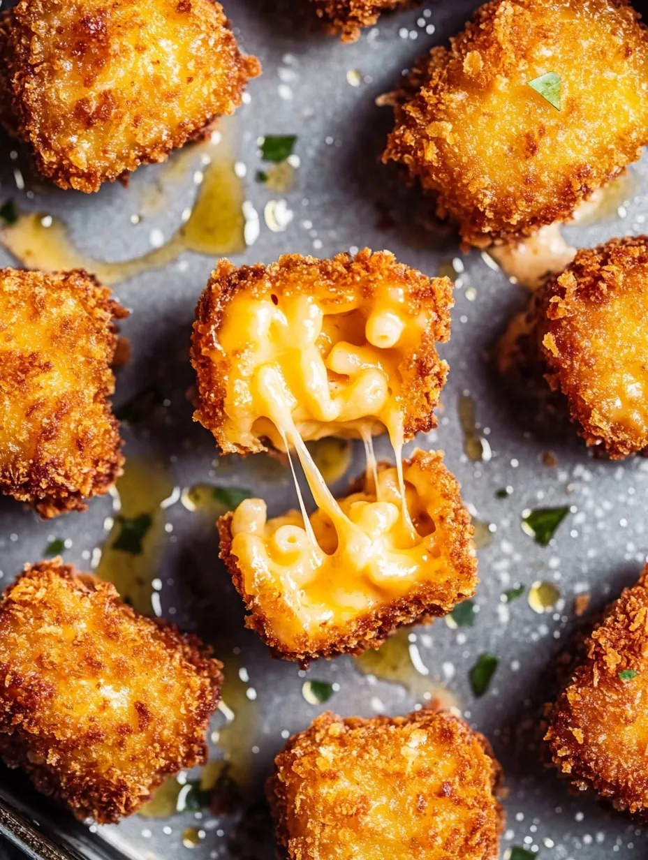 Knusprige Mac & Cheese Bällchen