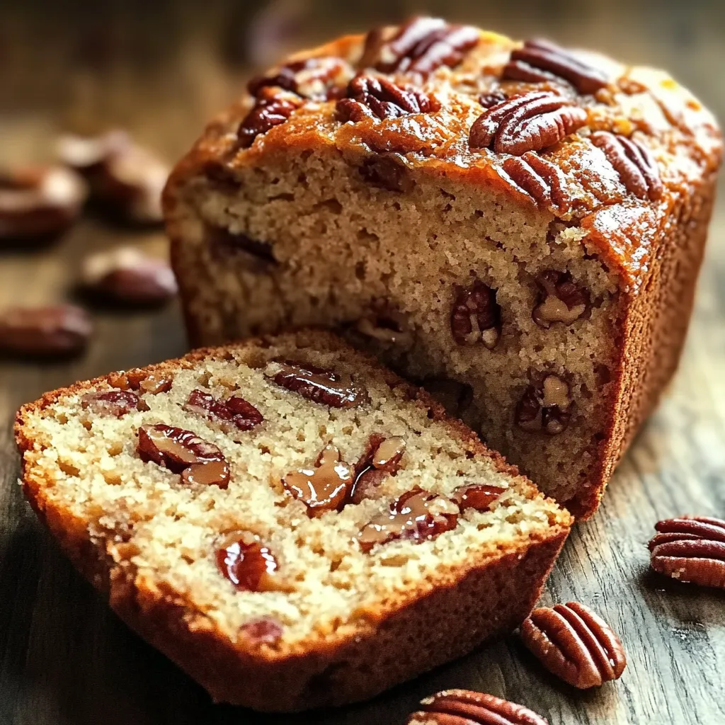 Süßes Alabama-Pekannussbrot
