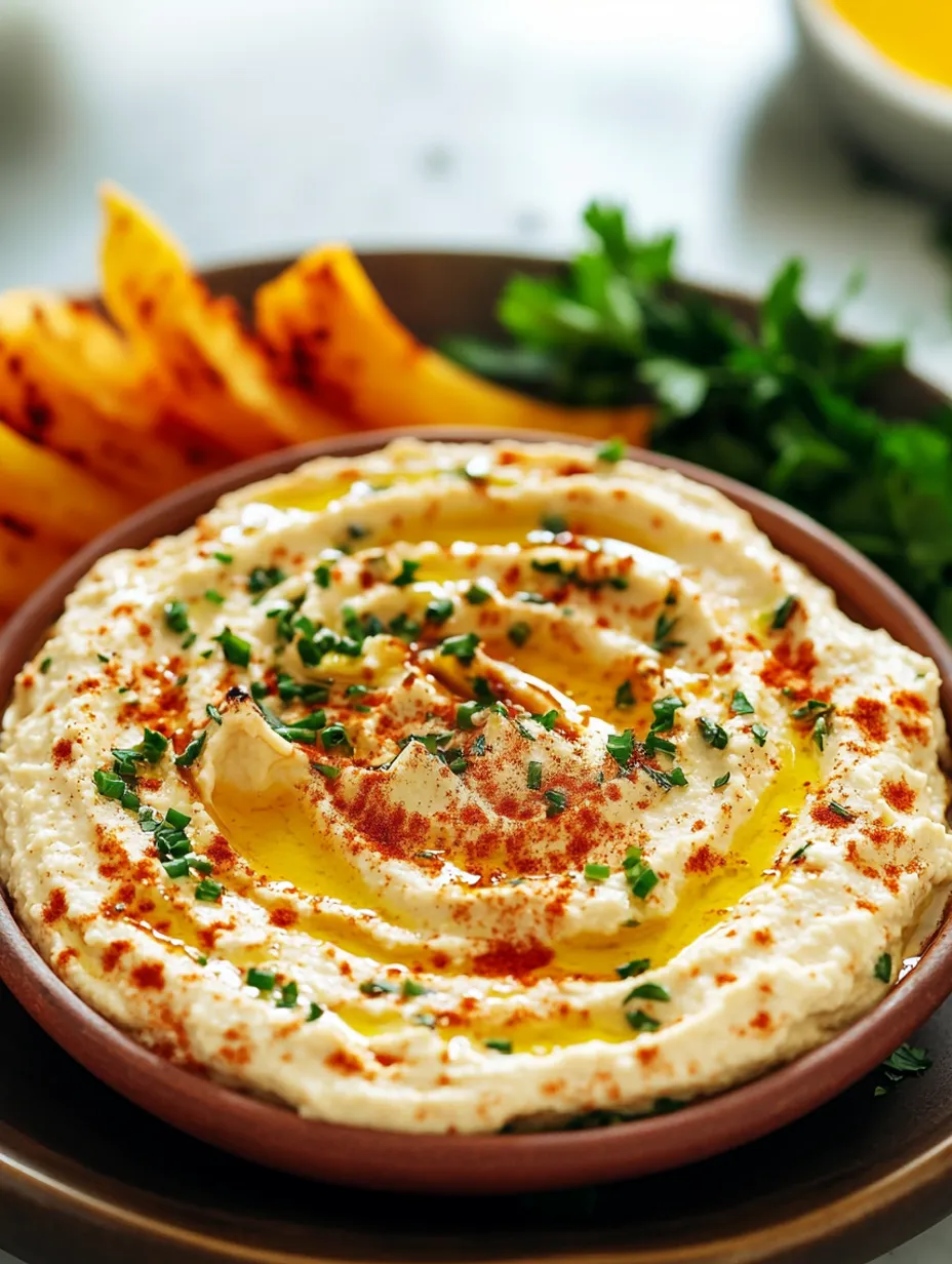 Cremiger & Aromatischer Selbstgemachter Hummus
