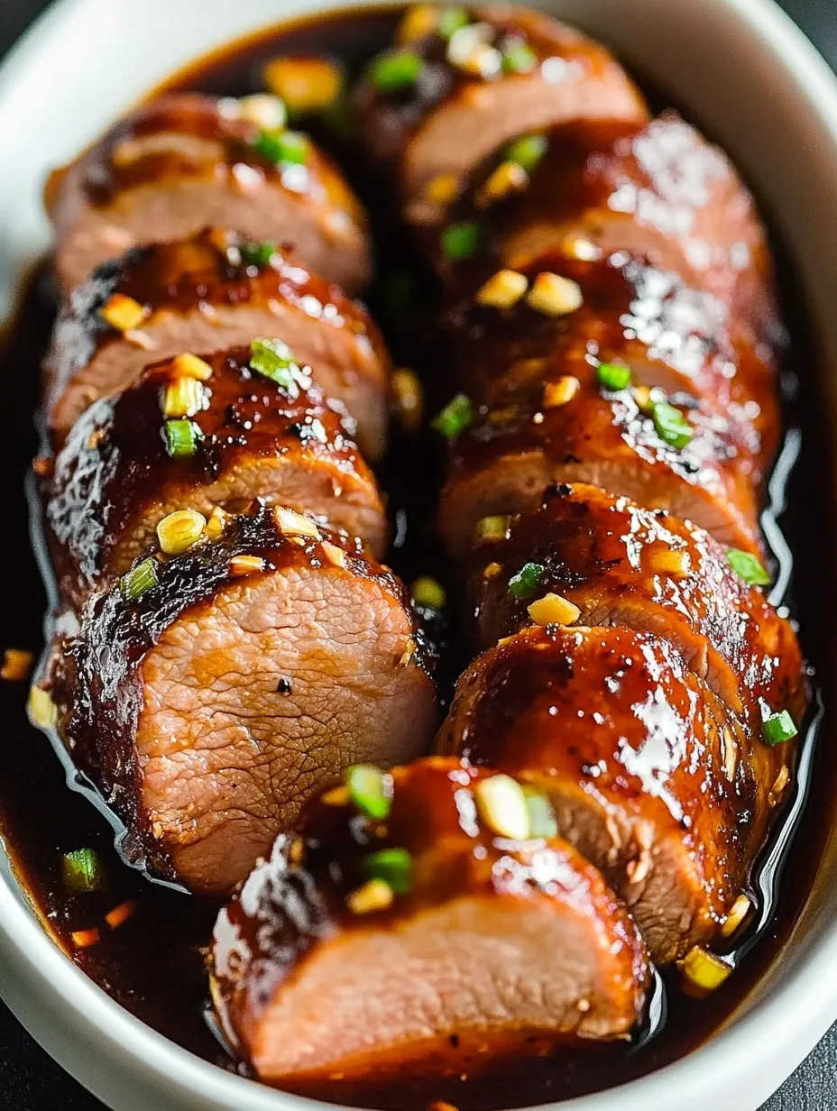 Honig-Knoblauch-Schweinefilet selbstgemacht
