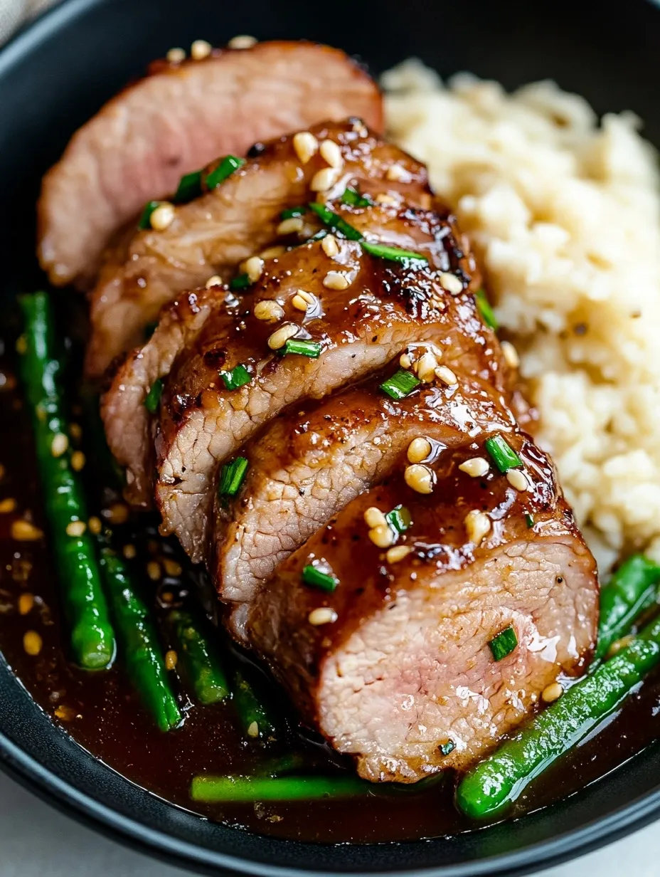 Einfaches Honig-Knoblauch-Schweinefilet