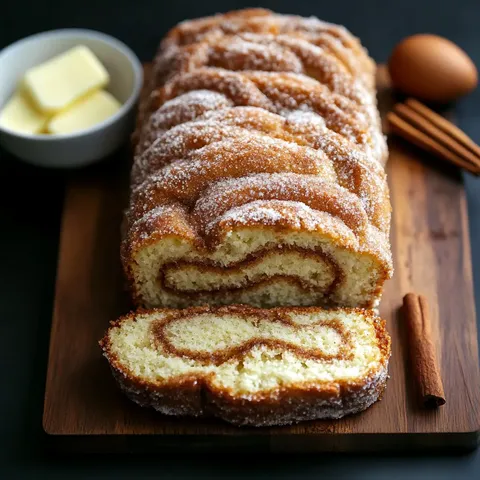 Zimtschnecke Donut Brot