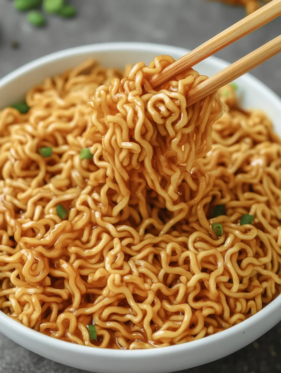 Einfache, samtige Ramen-Nudeln
