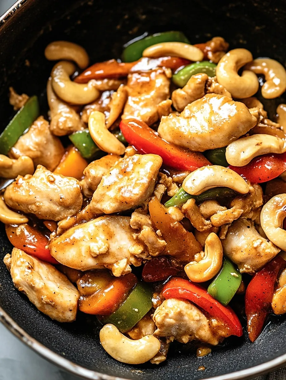 Homemade Cashew-Hähnchen Pfanne