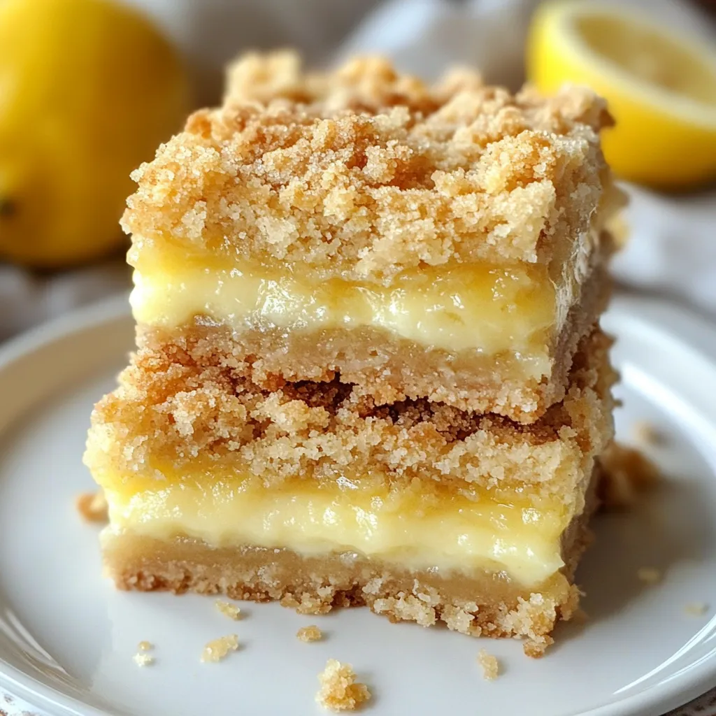 Zitronen Streusel Schnitten