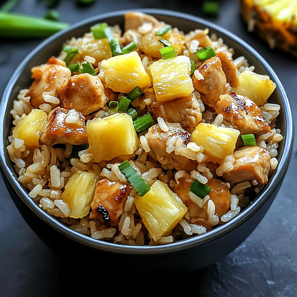 Einfaches Ananas-Hähnchen