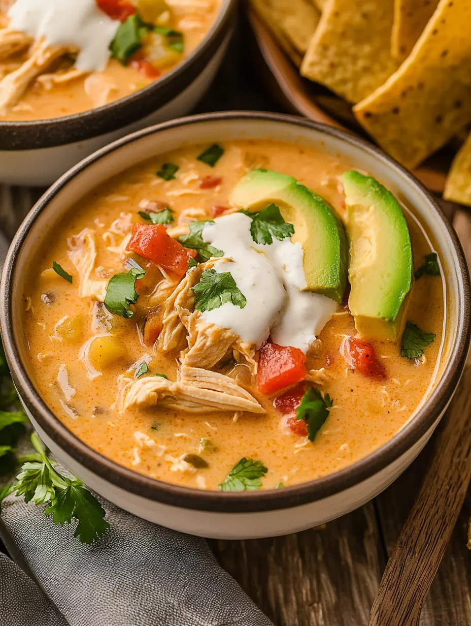 Hähnchen-Fajita-Suppe