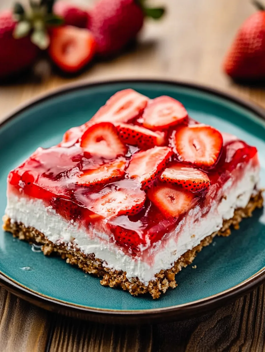 Erdbeer-Brezel-Jello-Salat