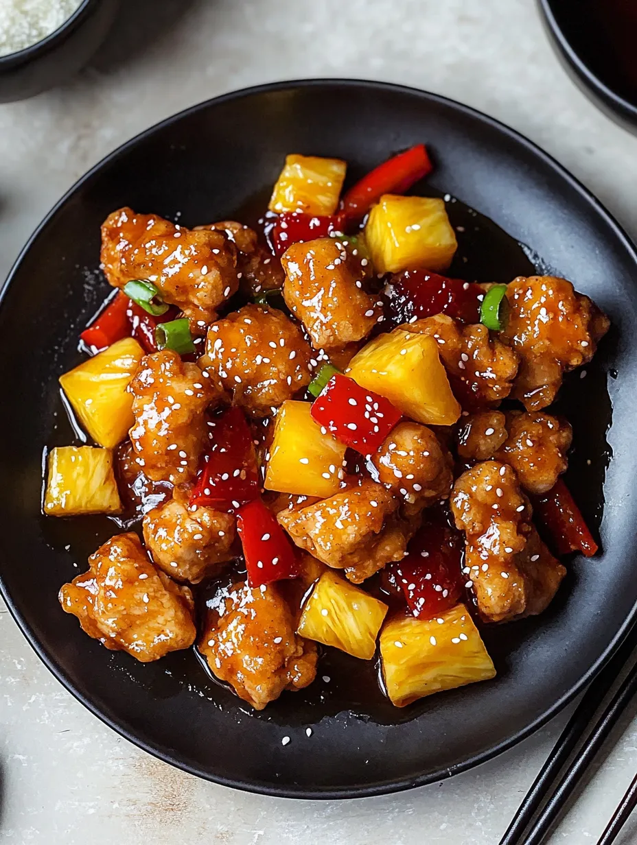 Bestes Chinesisches Hong Kong Style Süß-Sauer-Hähnchen Gericht