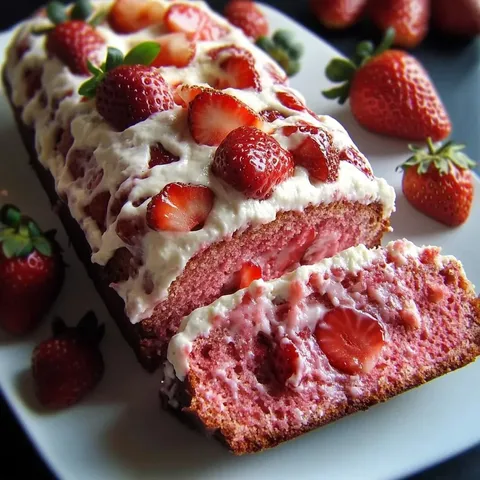 Erdbeer Quark Brot