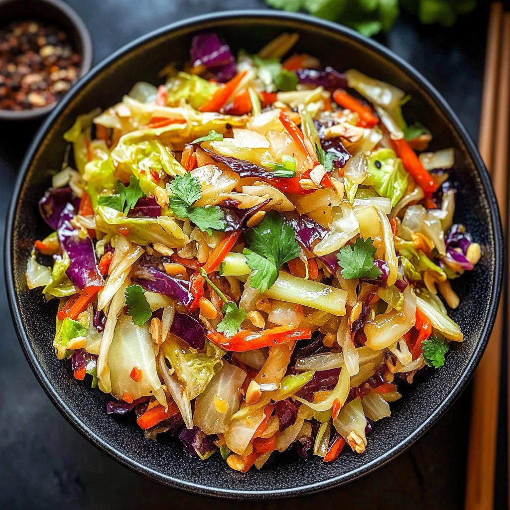 Asiatischer Kohl aus der Pfanne