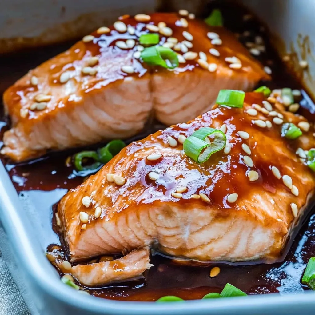 Teriyaki-Lachs aus dem Ofen