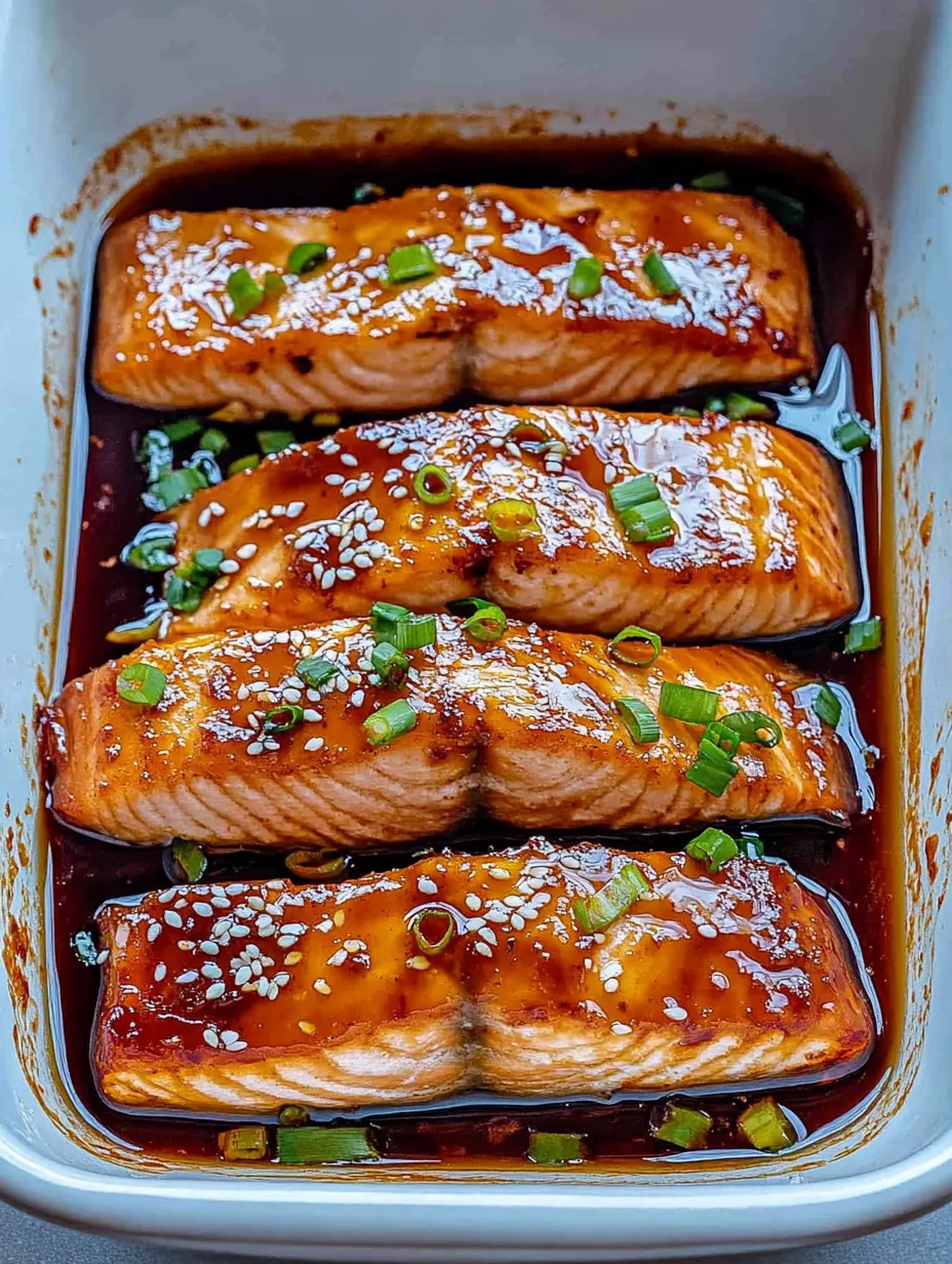 Einfaches Teriyaki-Lachs Rezept aus dem Ofen