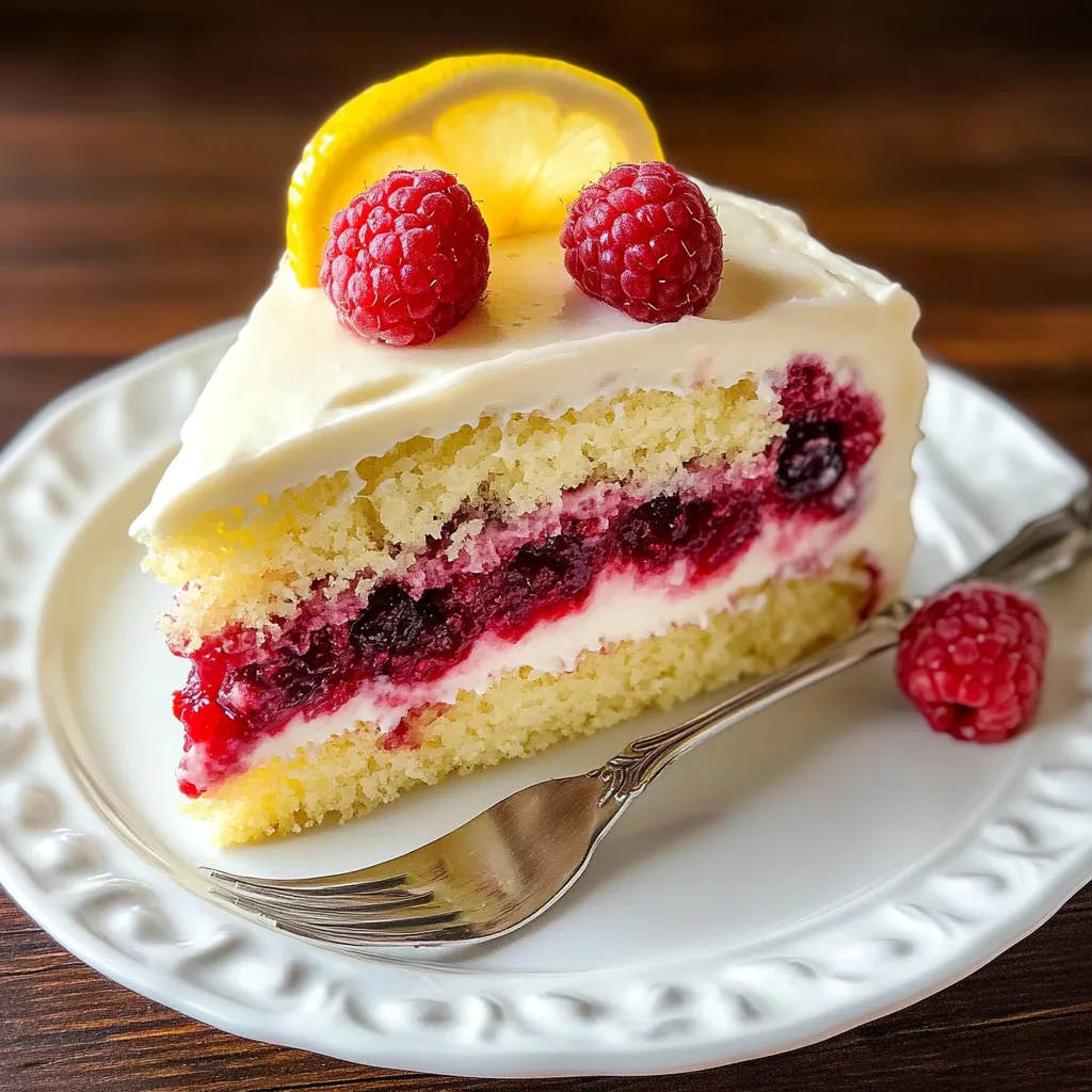 Himbeer Zitronen Kuchen
