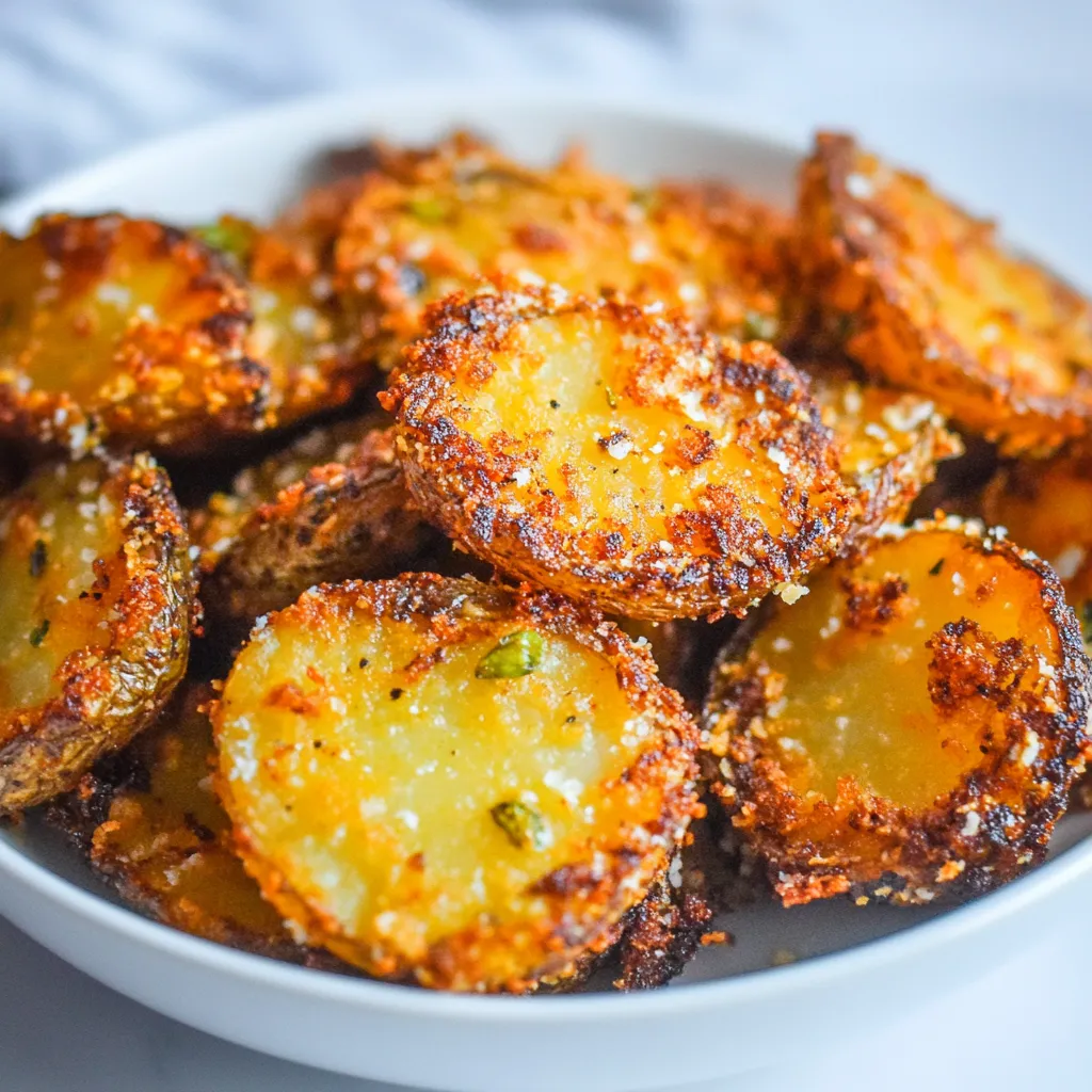 Parmesan-Kartoffeln knusprig