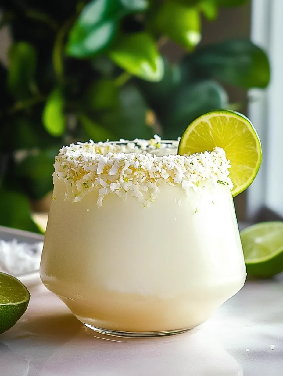 Cremige Kokosnuss Margarita
