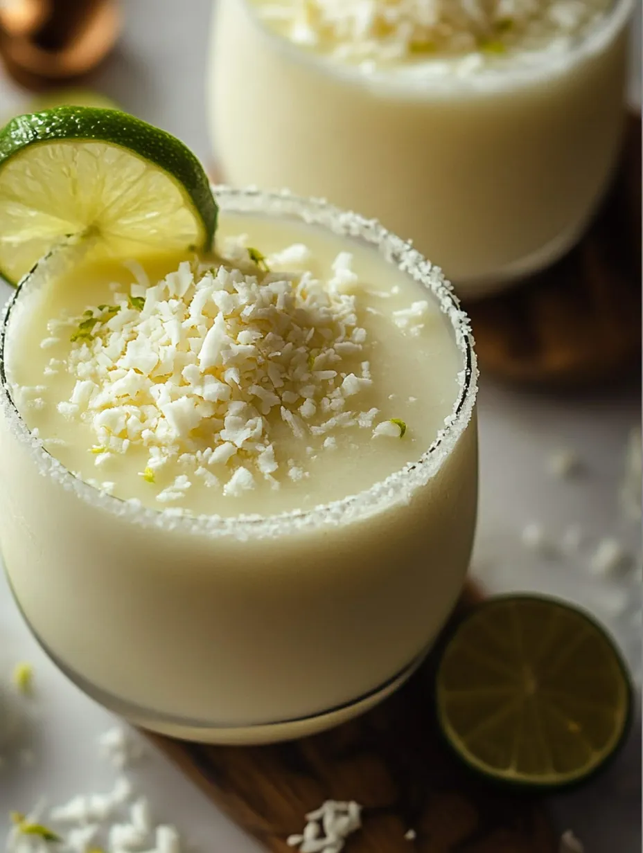 Cremige Kokosnuss Margarita
