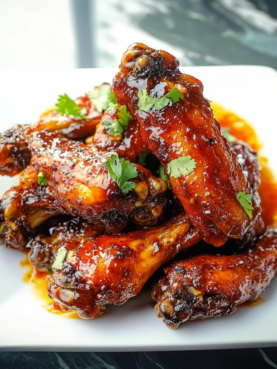 Knusprige Flügel mit süßer Chili-Jerk-Glasur