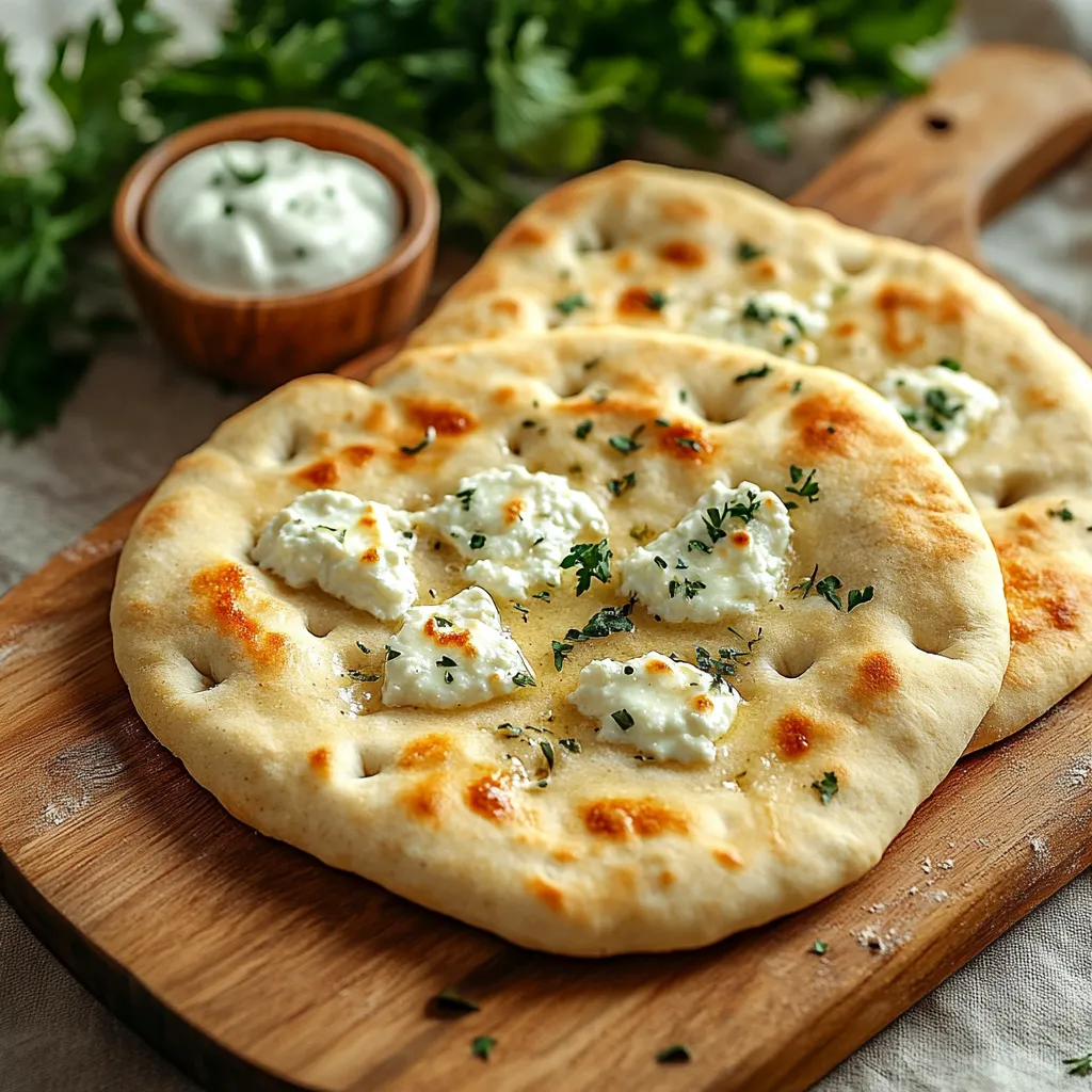 fladenbrot hüttenkäse