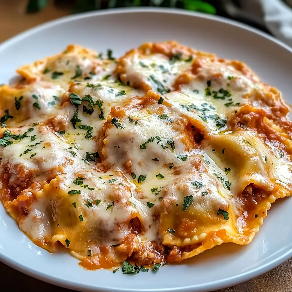 Einfache Million Dollar Ravioli Lasagne