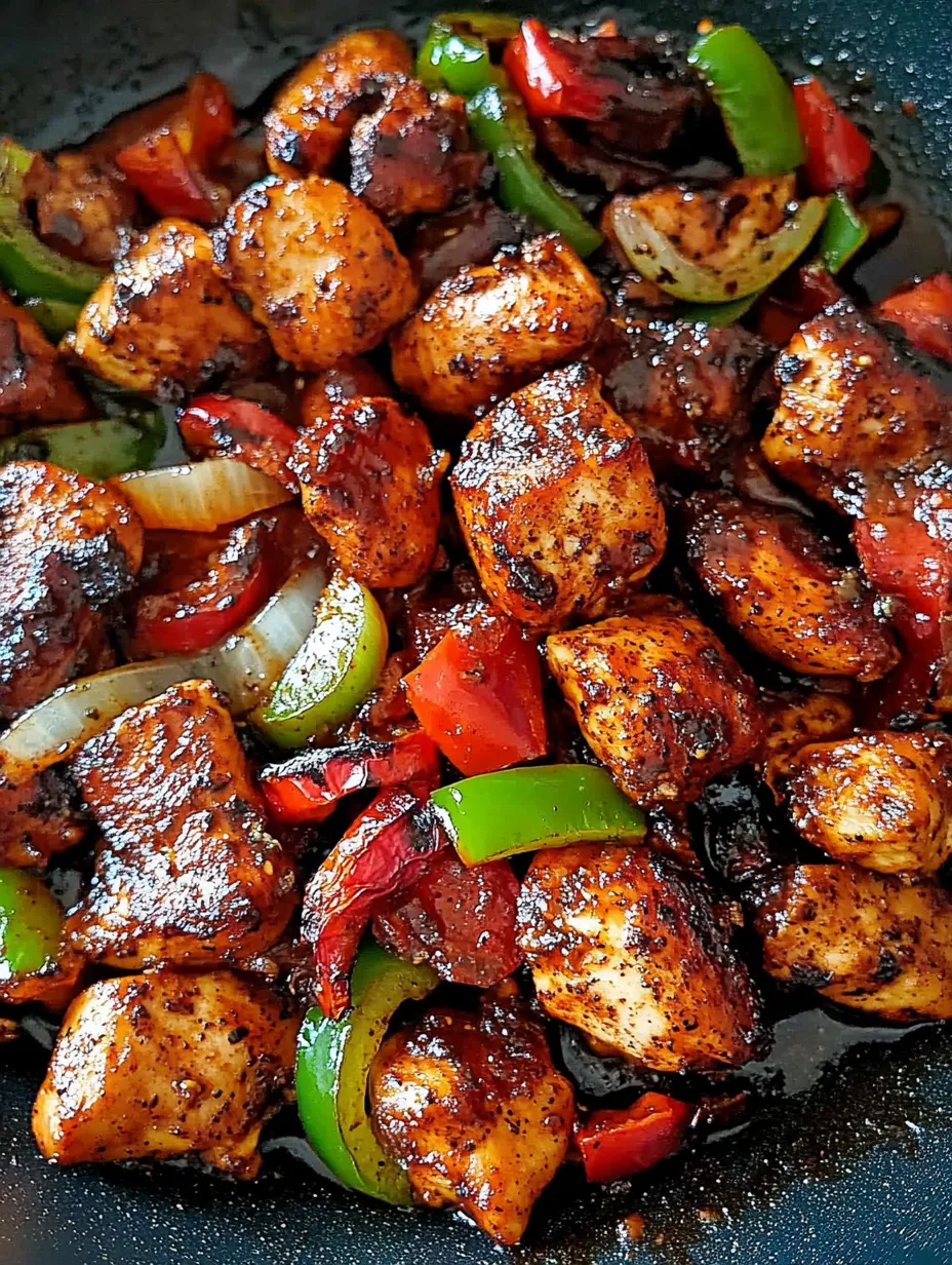 Pfefferhähnchen mit Gemüse