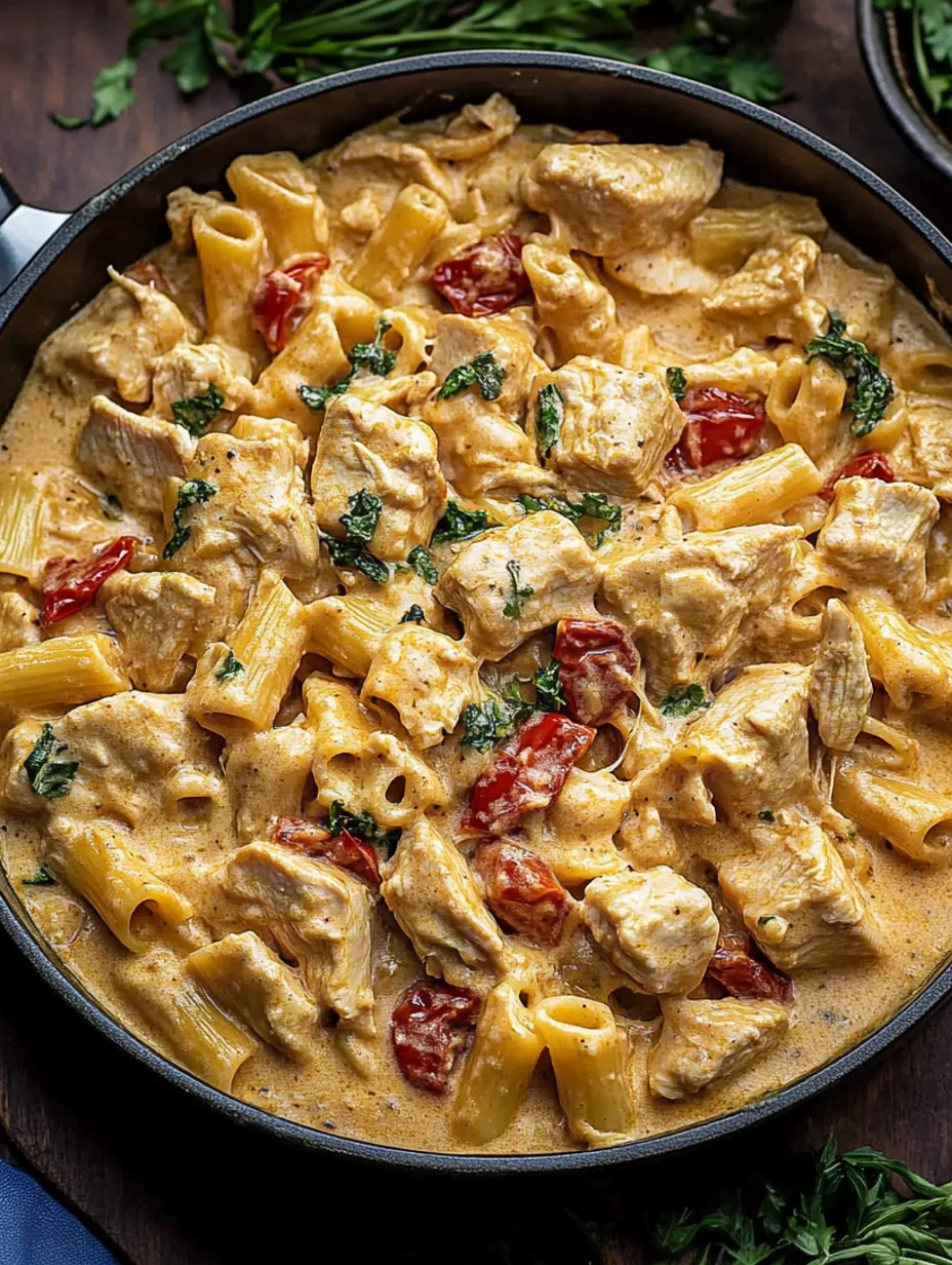 Toskanische Hähnchen-Pasta