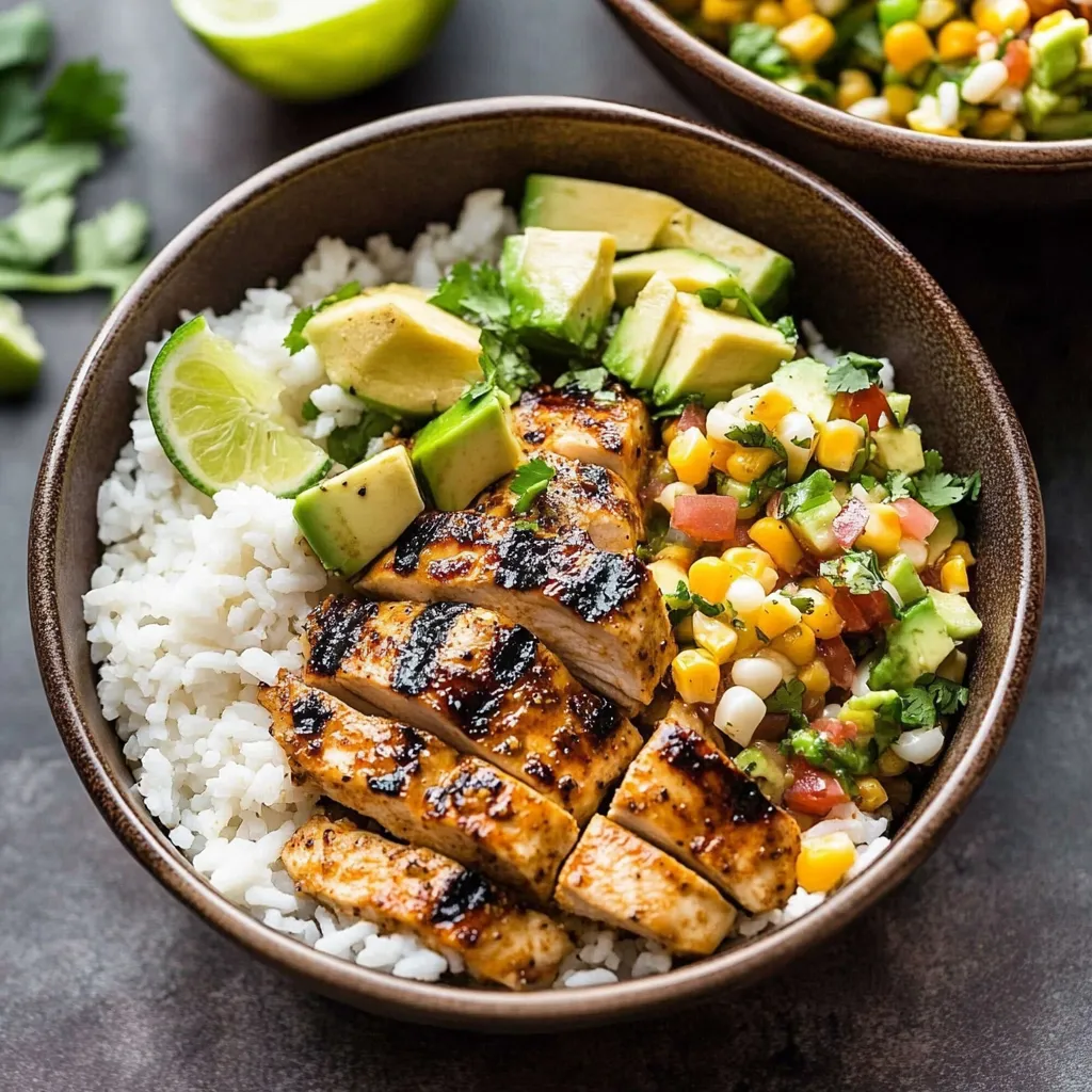 Chipotle Hähnchen Schale
