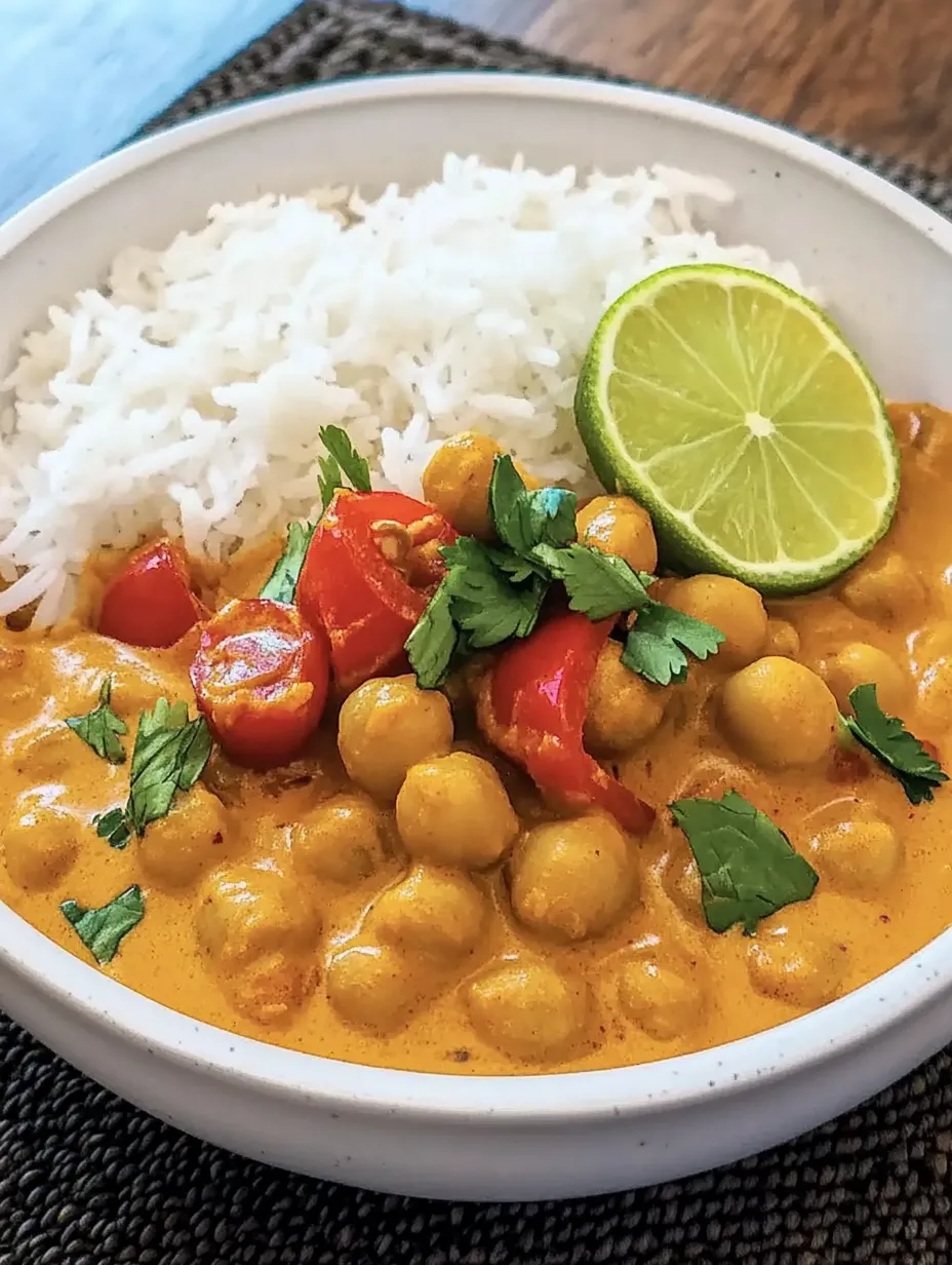 Blitzschnelles Kichererbsen-Curry – Würzig und Lecker
