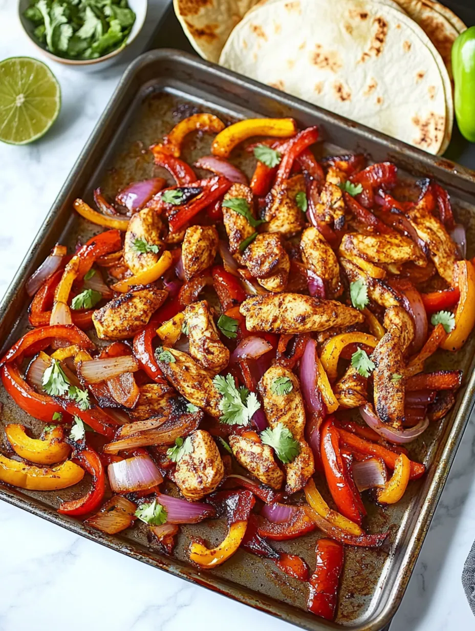 Ofengebackene Hähnchen-Fajitas