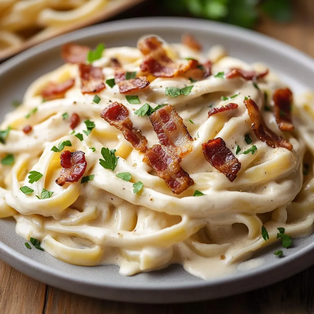 Cremige Hähnchen-Carbonara