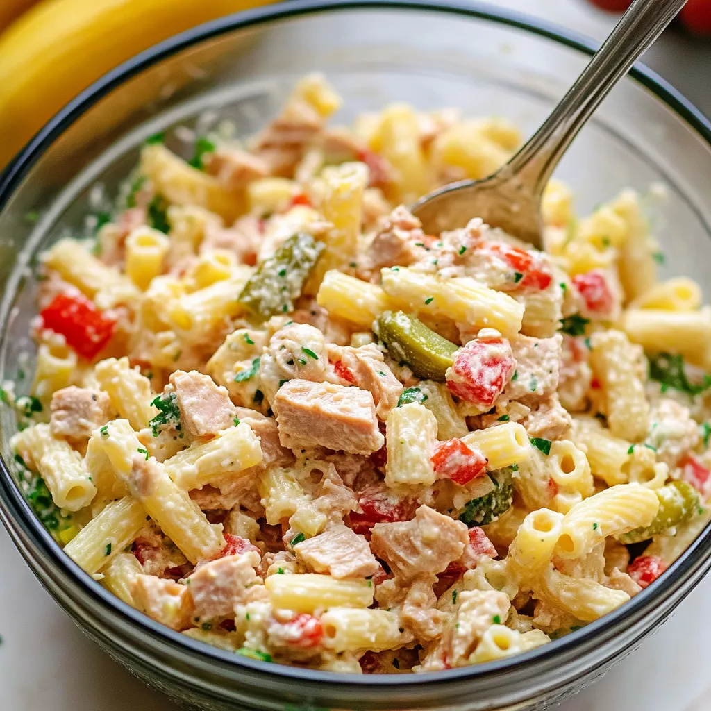 Thunfischsalat mit Nudeln