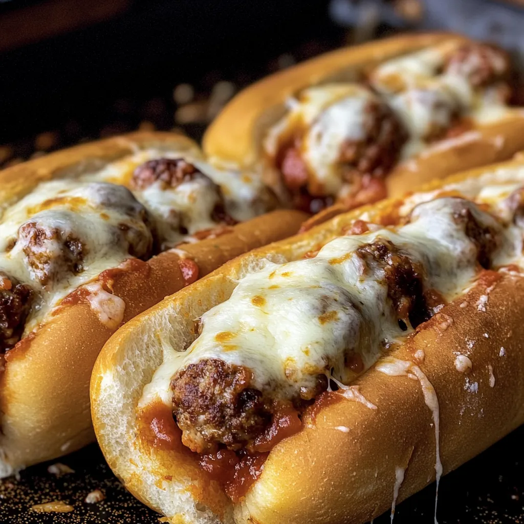 Schnelles Meatball-Sandwich für die Woche