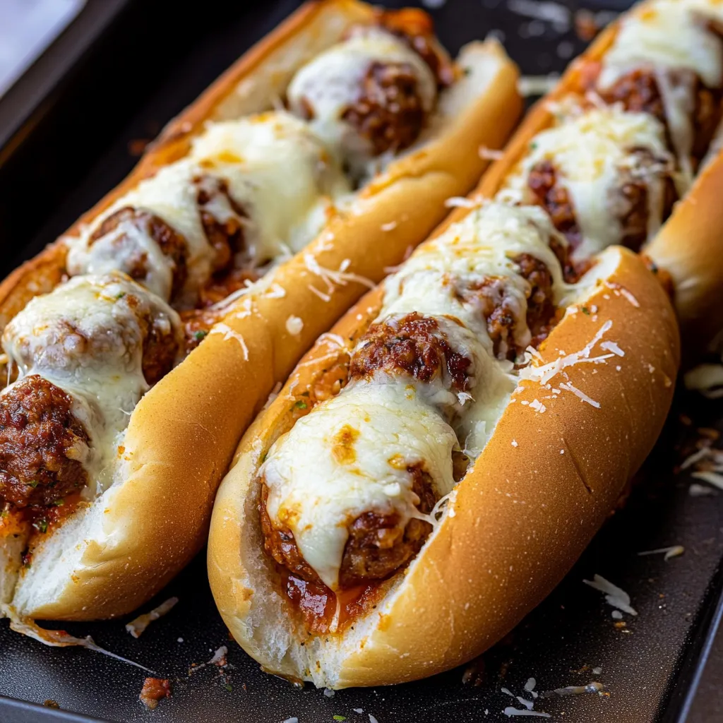 Schnelles Meatball-Sandwich