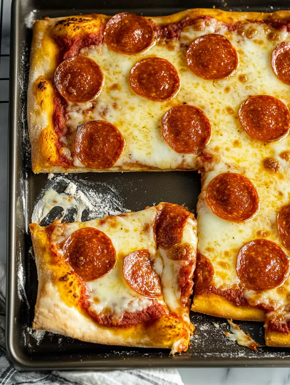 Frische Blechpizza