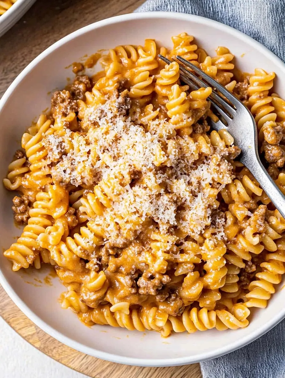 Cremige One Pot Rinderpasta
