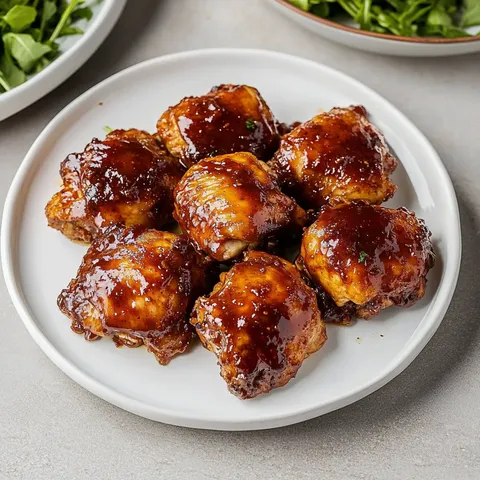 BBQ Hähnchenschenkel im Airfryer