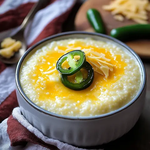 Jalapeño Käse Grits
