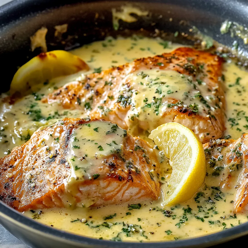 Ofenlachs mit Zitronen-Butter-Soße selbstgemacht