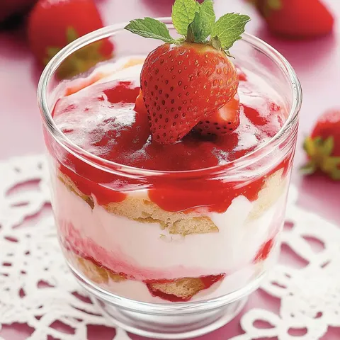 Frisches Erdbeer-Tiramisu im Glas – Süßer Genuss